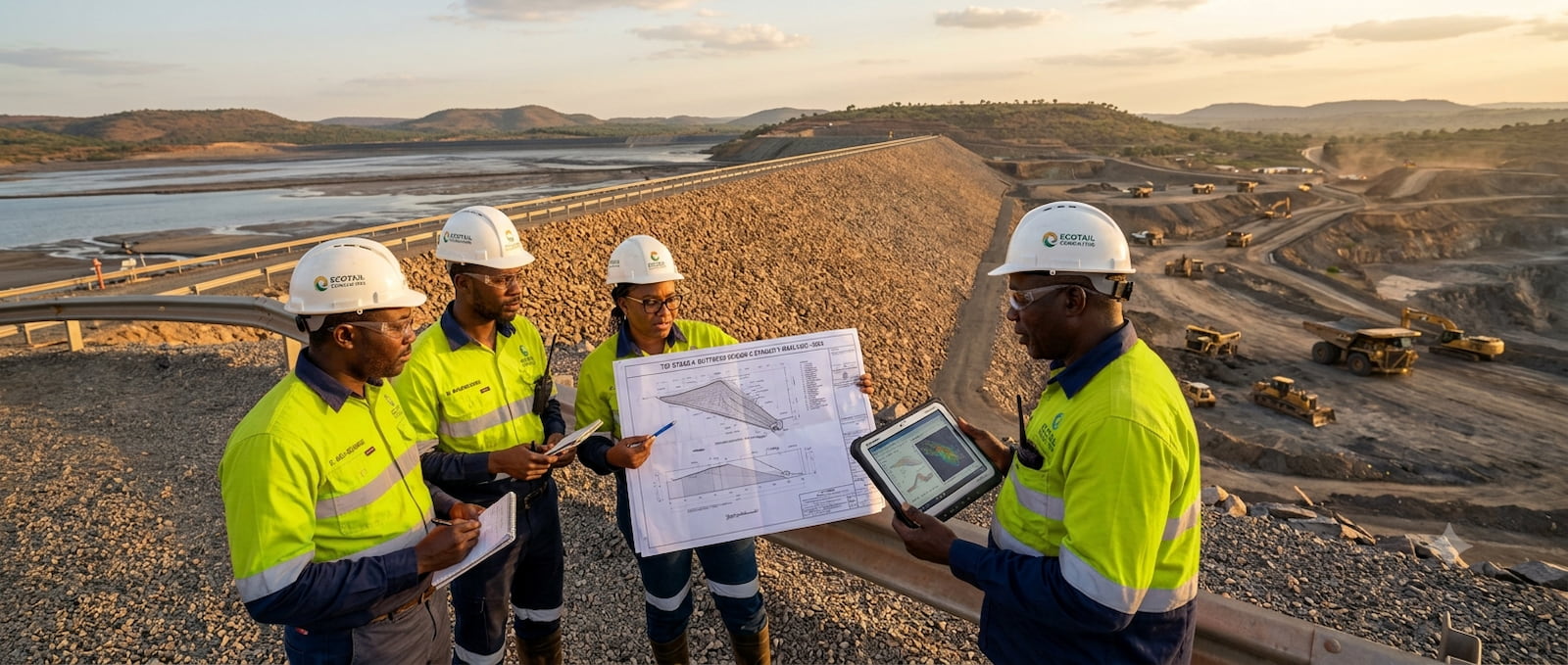 EcoTail consulting team on site