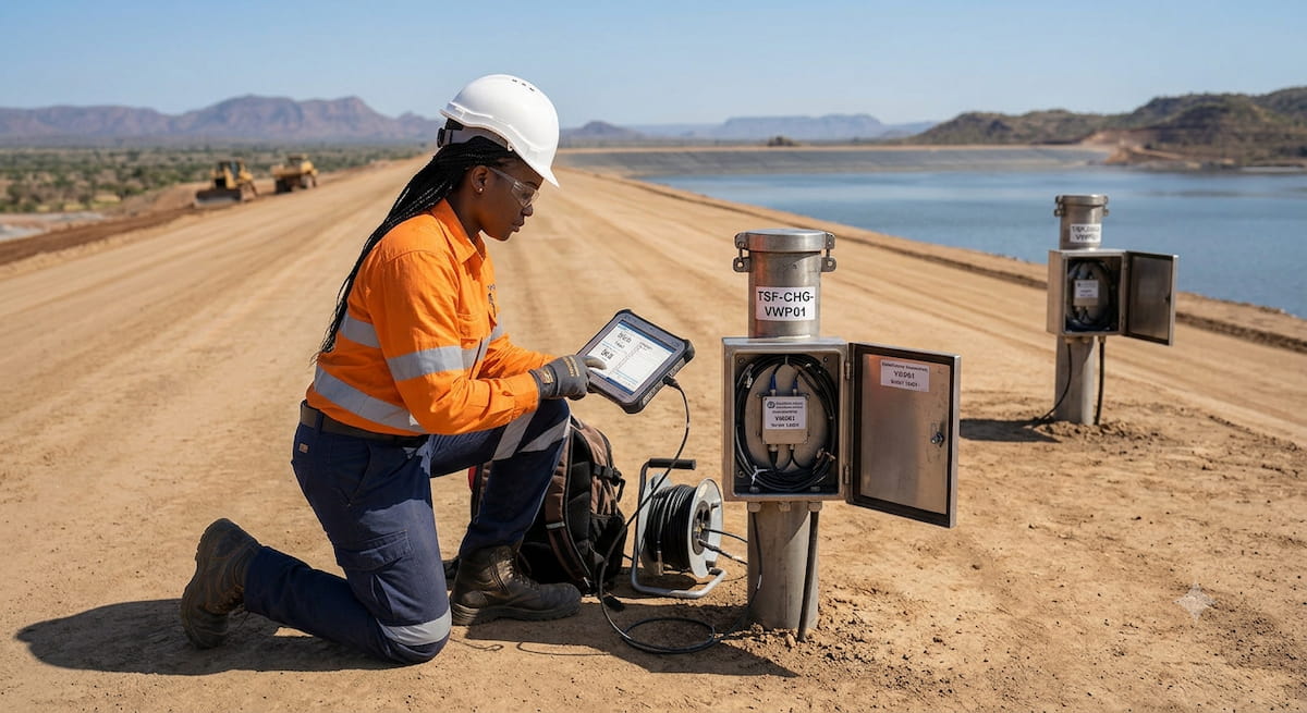 Tailings monitoring and field sampling works